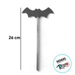 Palito Decorativo Halloween - Morcego - 26cm - 5 unidades - Magazine 25