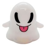 Vela Decorativa Com Led  Halloween - Fantasma Careta - 5,5x4,5cm - 1 unidade - Magazine 25