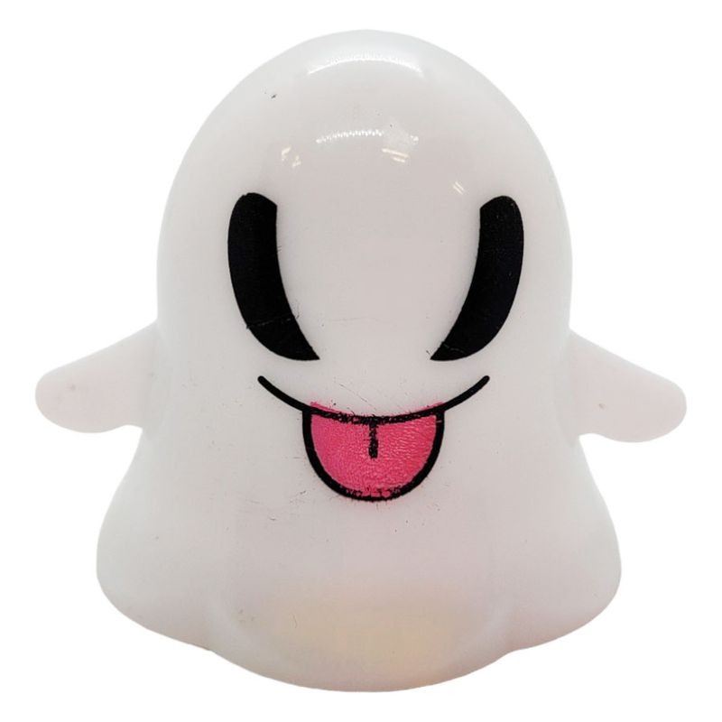 Vela Decorativa Com Led  Halloween - Fantasma Careta - 5,5x4,5cm - 1 unidade - Magazine 25