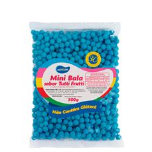 Mini Balinha para Lembrancinha Sabor Tutti Frutti - Azul - 500g  - 1 unidade - Magazine 25