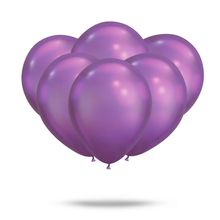 BALAO VIOLETA ALUMINIO - HAPPY DAY