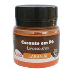 CORANTE EM PÓ PARA CHOCOLATE 5G LARANJA - MAGO