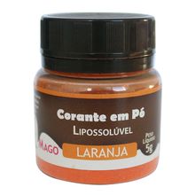 CORANTE EM PÓ PARA CHOCOLATE 5G LARANJA - MAGO