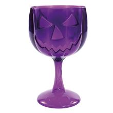 Taça Abóbora Halloween Roxa  - 1 Un