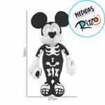 Pelucia Mickey Esqueleto - 59cm - Disney Original - 1 unidade - Cromus - Magazine 25