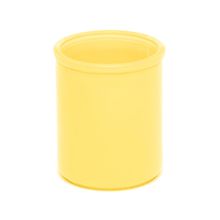 Vaso Decorativo Cilindro P Amarelo 8,5x8,5x10 - 1 Un