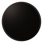 Base Laminada Redonda Preto Fosco 21cm 10 Un