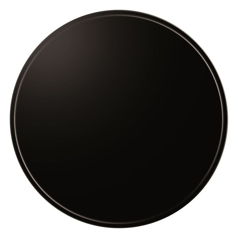 Base Laminada Redonda Preto Fosco 21cm 10 Un