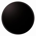 Base Laminada Redonda Preto Fosco 21cm 10 Un