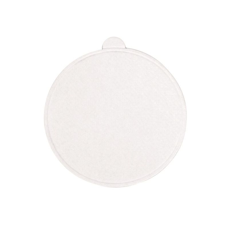 Base Laminada Redonda Branco Fosco 08cm 20 Un