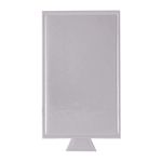 Base Laminada Retangular Prata Fosco 10X5.5cm 20 Un