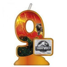 VELA TEMATICA JURASSIC World Nº 9 - Festcolor - 1Un