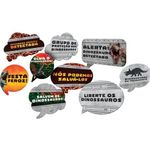 Kit Placas Jurassic World - Festcolor - 09Un