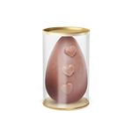 Lata para Ovo 350G Transparente Clean 18X10 cm - 6 Un
