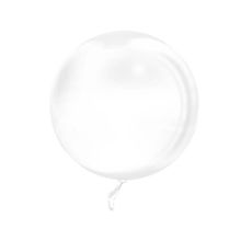 Balão Bolha 10" - Silver Plastic - 20 Un