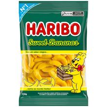 Bala de Gelatina Sweet Bananas 220g - Haribo