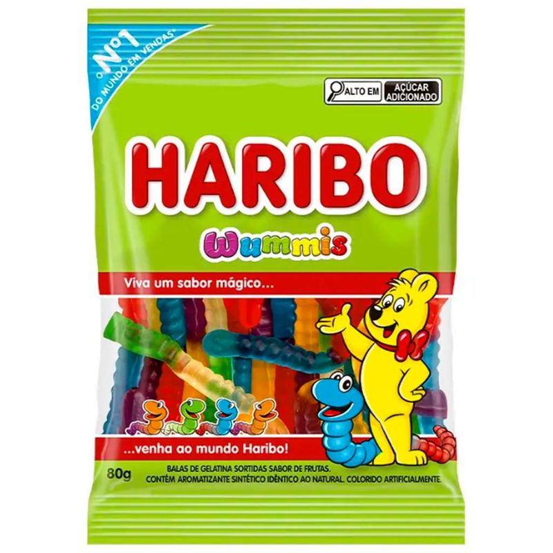 Bala de Gelatina Wummis 80g - Haribo