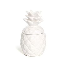 Vela Pote Abacaxi Aroma Branco (Tropical) - 1 Un