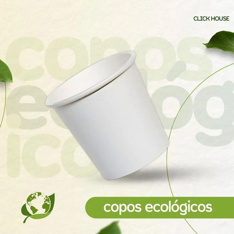 Copo de Papel Branco 30ml - 40 Un