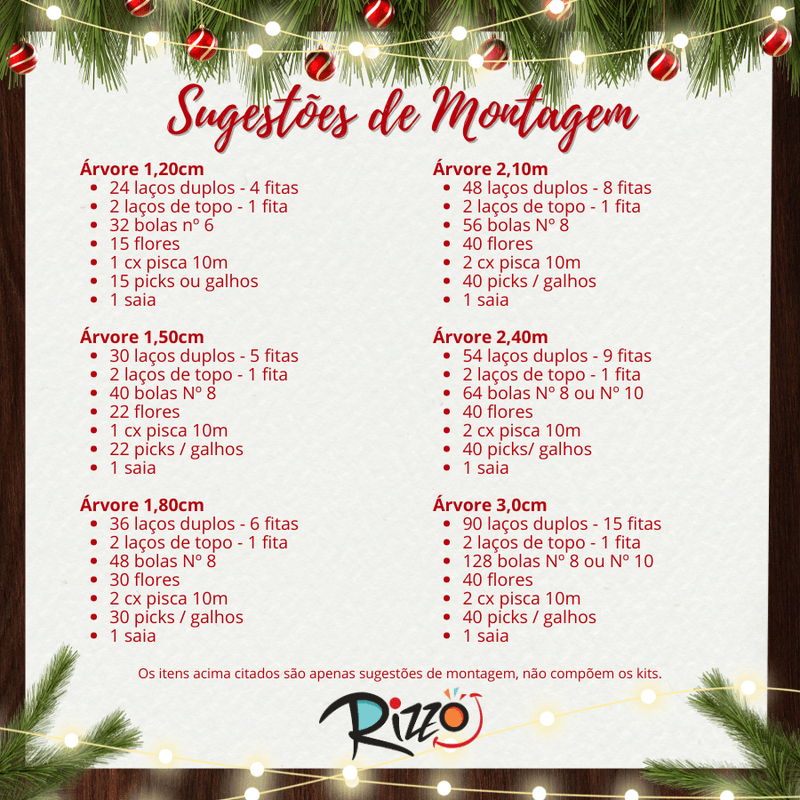 Árvore de Natal Modelo Hortelã - 200 galhos - 150cm - Ref. RZO429 - 1 unidade - Magazine 25