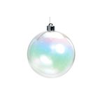 Bolas De Natal - Transparente - 10cm  - 4 unidades - Cromus - Magazine 25