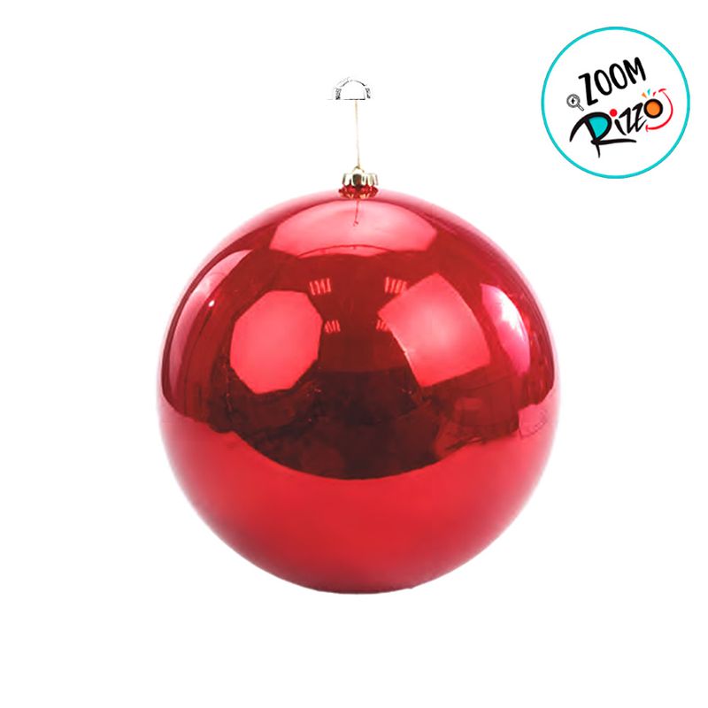 Bolas de Natal em Tubo - Vermelha - 7cm - 6 unidades - Cromus - Magazine 25