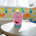 Copo Plástico Peppa Pig Doces - 320ml - 1 unidade - Plasútil - Rizzo