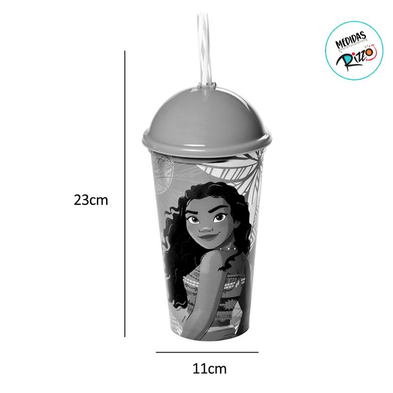 Copo Shake Moana - 500ml - 1 unidade - Plasútil - Rizzo