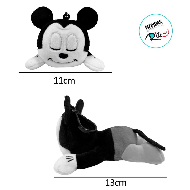 Pelúcia Mickey Dormindo Clipon - 12cm - 1 unidade - Disney Original - Magazine 25