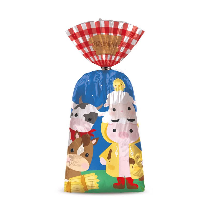 Sacola Surpresa Festa Fazendinha 2 - 15x29 Kt - 8 Un