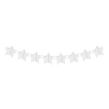 Faixa Decorativa Estrela 3D Branco 3,60m - 1 Un