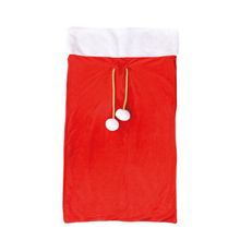 Saco Decorativo de Natal - Vermelho/Branco - 90cm - 1 unidade - Cromus - Magazine 25