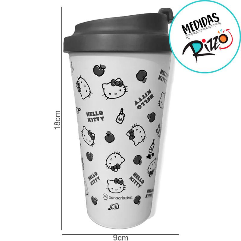 Copo Viagem Bucks 500ml Hello Kitty - 1 unidade - Zona Criativa - Rizzo