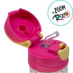 Garrafa Térmica com Canudo Hello Kitty - 350ml - 1 unidade - Zona Criativa - Magazine 25