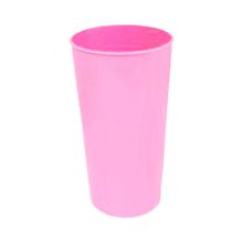 Copo de Plástico 300ml  - Rosa Claro - 1 unidade - Rizzo