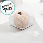 Forminha para Doces 4 Pétalas Quadrada (4x4x3cm) Transparente - 50 unidades - ASSK - Magazine 25