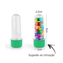Mini Tubete Lembrancinha 8cm 10 unidades - Tiffany - Magazine 25 e Festas