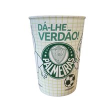 Copo de Plástico para Colorir Palmeiras - 320ml - 1 unidade - Plasútil - Magazine 25