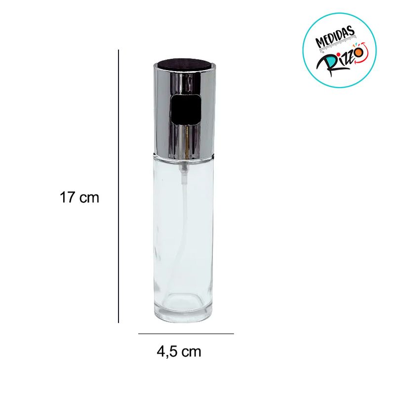 Frasco de Vidro com Tampa Spray - 100ml - 1 unidade - Magazine 25