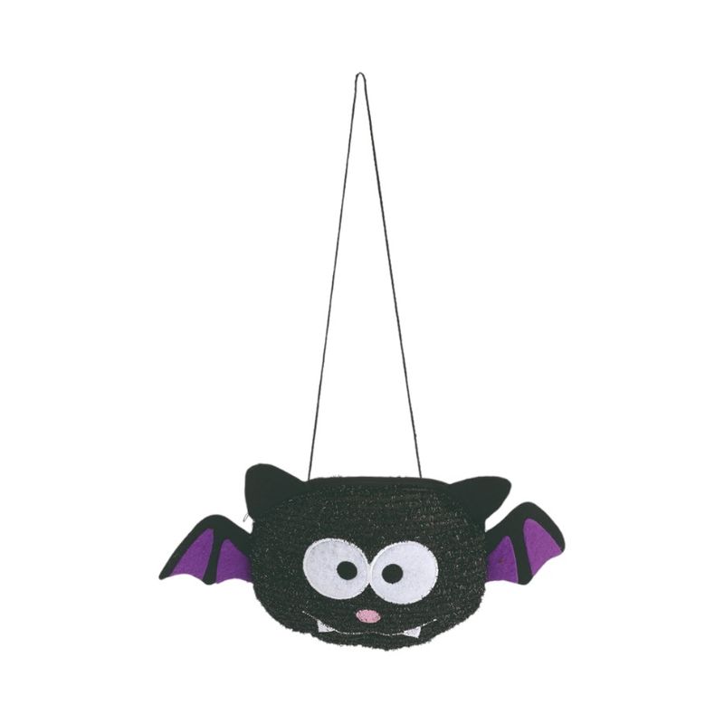 Bolsinha de Morcego Preto de Halloween - 16cm - 1  un - Cromus - Magazine 25