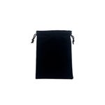 Saquinho de Veludo Premium - Preto - 7x9cm  - 10 unidades - Magazine 25