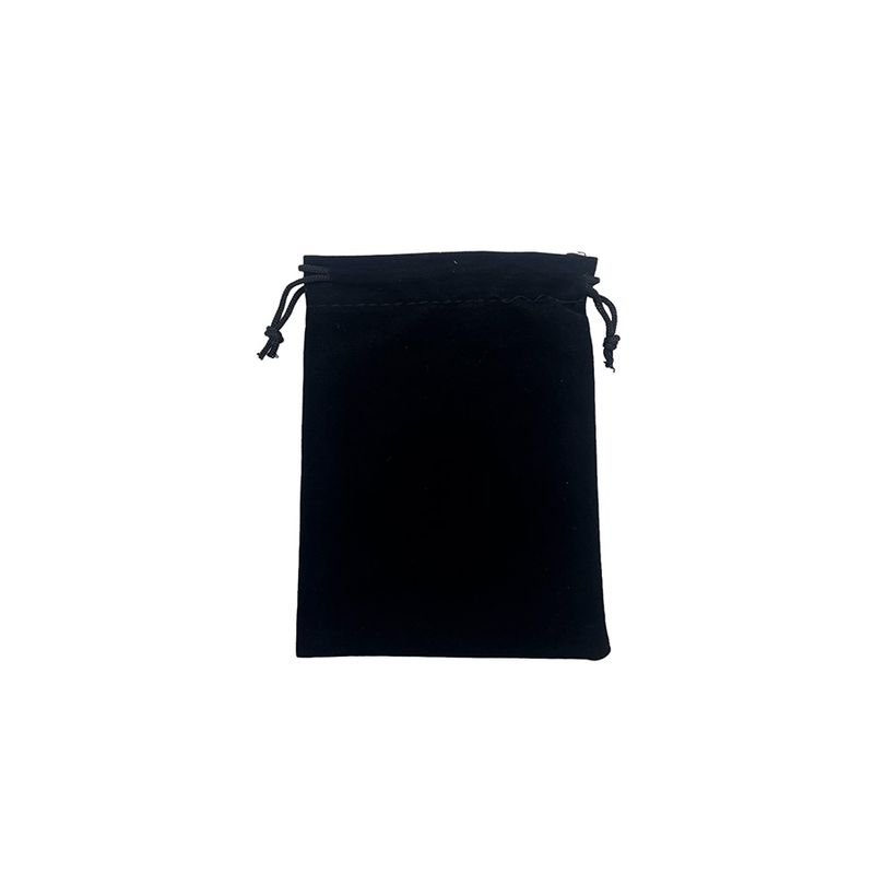 Saquinho de Veludo Premium - Preto - 7x9cm  - 10 unidades - Magazine 25