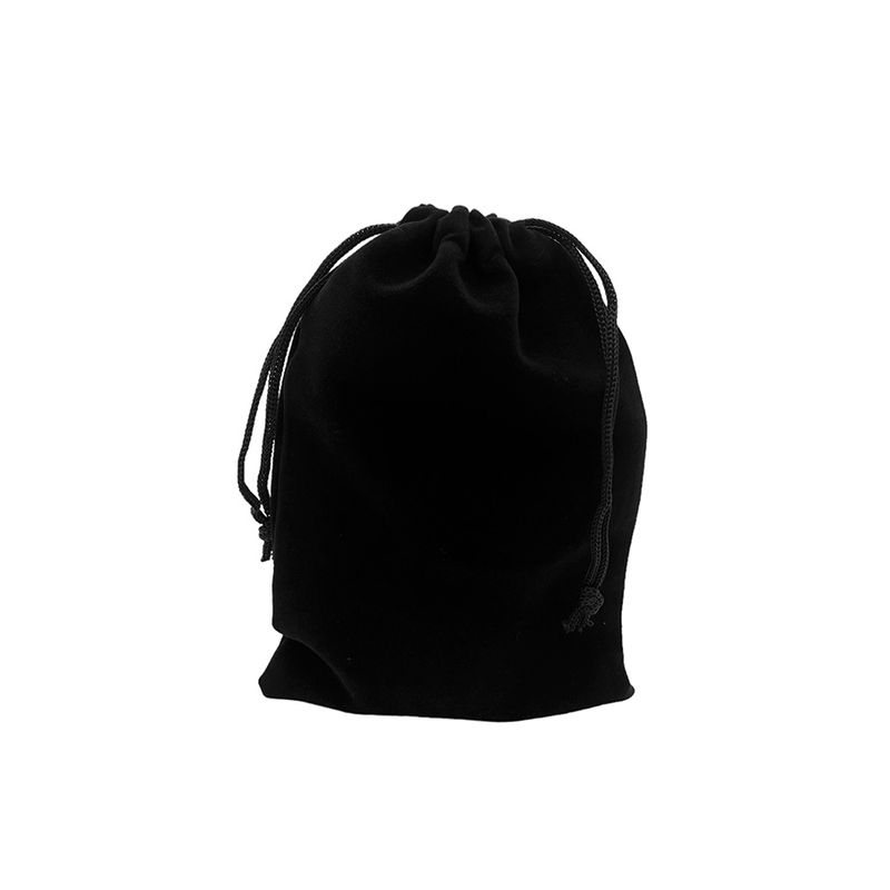 Saquinho de Veludo Premium - Preto - 7x9cm  - 10 unidades - Magazine 25