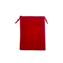 Saquinho de Veludo Premium - Vermelho - 8x10cm - 10 unidades - Rizzo