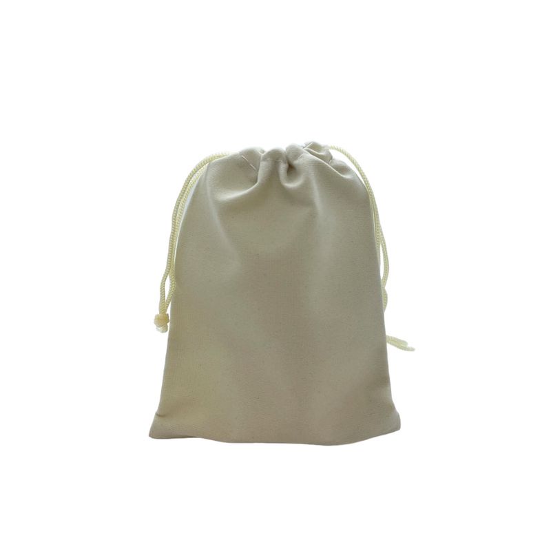 Saquinho de Veludo Premium - Bege - 10x15cm -  10 unidades - Magazine 25
