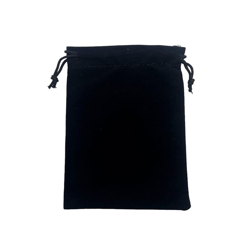 Saquinho de Veludo Premium - Preto - 12x17cm - 10 unidades - Magazine 25