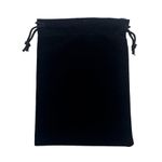 Saquinho de Veludo Premium - Preto - 14x20cm - 10 unidades - Magazine 25