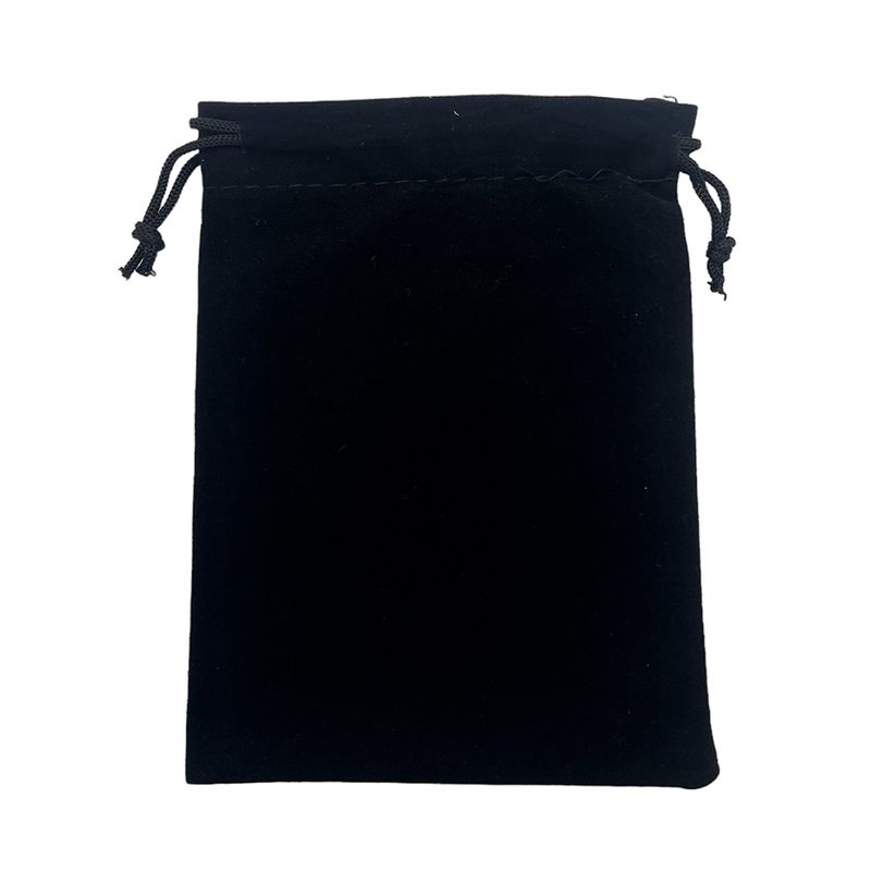 Saquinho de Veludo Premium - Preto - 14x20cm - 10 unidades - Magazine 25