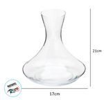 Decanter Viola de Vidro - 1,5l - 21cm - 1 unidade - Magazine 25