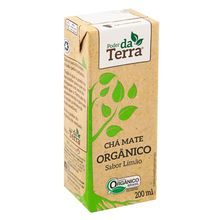 Chá Mate Orgânico Limão 200ml - Poder Da Terra